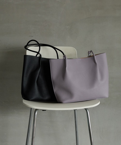 murir(ミュリール)の「A4トート&ポシェットセット(トートバッグ・レディース・ブラック/ブラウン/ラベンダー/ダークブラウン・FREE)」の18枚目の写真