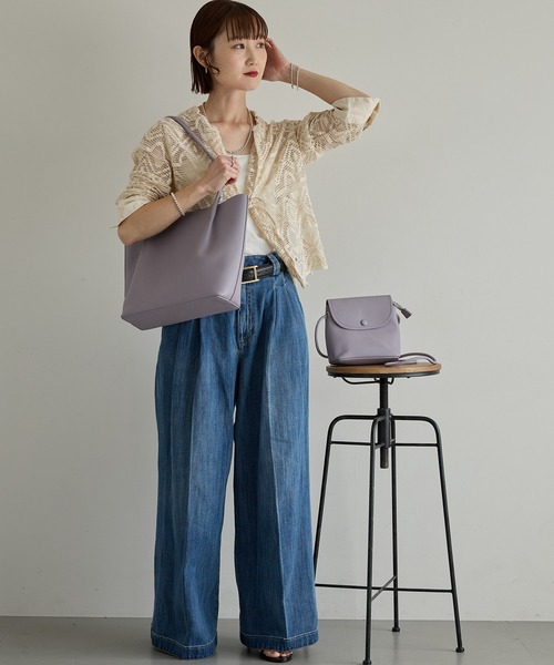 murir(ミュリール)の「A4トート&ポシェットセット(トートバッグ・レディース・ブラック/ブラウン/ラベンダー/ダークブラウン・FREE)」の19枚目の写真