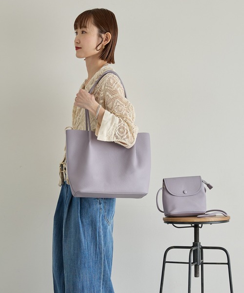 murir(ミュリール)の「A4トート&ポシェットセット(トートバッグ・レディース・ブラック/ブラウン/ラベンダー/ダークブラウン・FREE)」の20枚目の写真