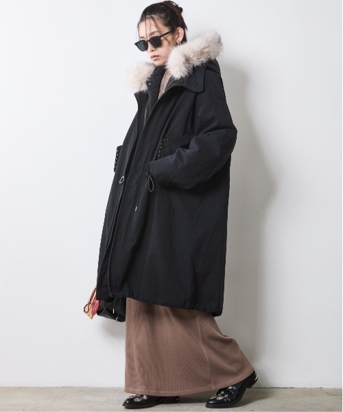 CHIC STYLE(シックスタイル)の「テレコロングワンピース<大きいサイズ有>シックスタイル(ワンピース・レディース・モカ/ブラック・M/L/LL/3L/4L/5L)」の16枚目の写真