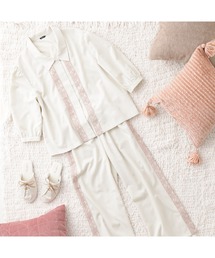 Francfranc（フランフラン）の「調温加工 レースラインパジャマ アイボリー（ルームウェア/パジャマ）」