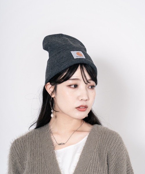 CARHARTT/カーハート】ボックスロゴ ビーニー ユニセックス ニット帽