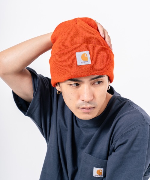 CARHARTT/カーハート】ボックスロゴ ビーニー ユニセックス ニット帽