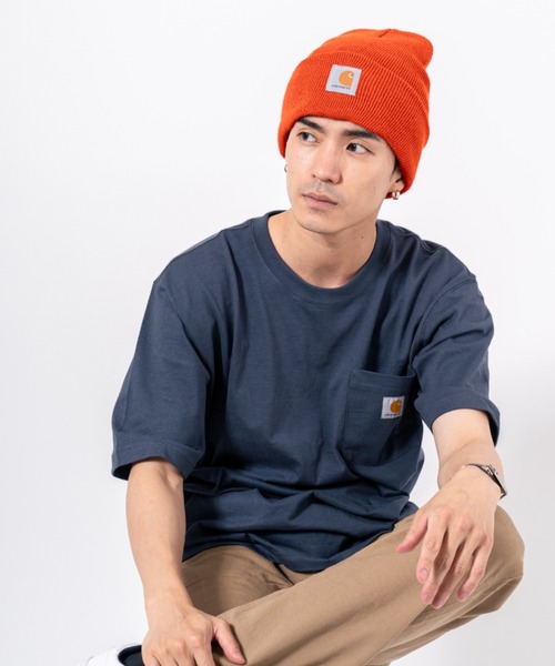 CARHARTT/カーハート】ボックスロゴ ビーニー ユニセックス ニット帽