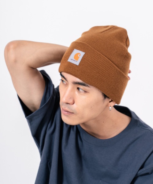 CARHARTT/カーハート】ボックスロゴ ビーニー ユニセックス ニット帽