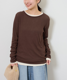 ツイストシアーテレコロングTEE