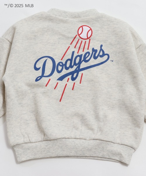 セール】〈MLB〉ワイドシルエット サガラ刺繍ロゴ 裏毛トレーナー