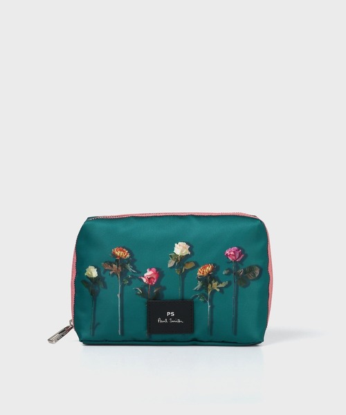 カットフラワーズ プリント ポーチ / 455004 WB120C（ポーチ）｜Paul