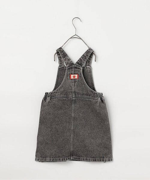 ジュニア対応】サイドフリルデニムジャンスカ（ジャンパー