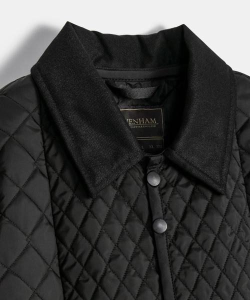 LAVENHAM ラベンハム パッカブル LV5127 ブラック L LAVENHAM｜ラブンスター パッカブル ウエストギャザー ジレ