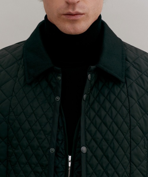 LAVENHAM(ラベンハム)の「Black Edition Panelled Jacket Mens / ブラック エディション パネルド ジャケット メンズ(その他アウター・メンズ・ダークブラック・S/L/M/XL)」の5枚目の写真