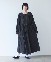 yuni | レーヨンコットンキュプラ print ティアードワンピース(ワンピース)