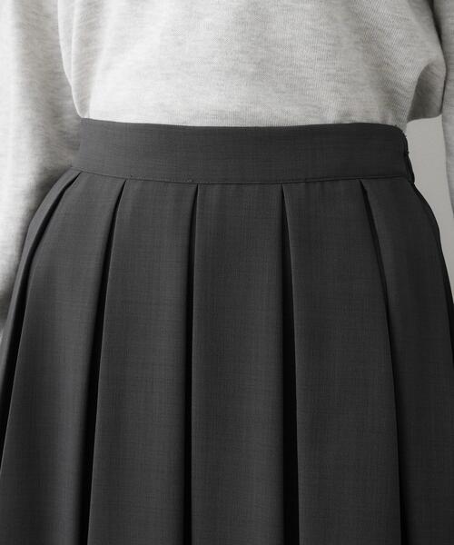 Dessin（デッサン）の「【洗える】ボックスプリーツスカート（スカート・レディース・ブラック/チャコールグレー/ダークウッド・01/02/03）」の19枚目の写真