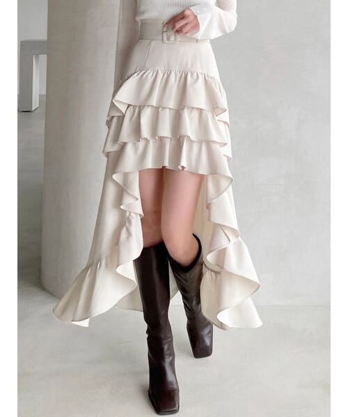 ランダムフリルボリュームスカート（スカート）｜RESEXXY（リゼクシー