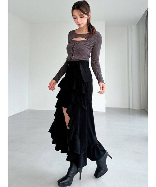 ランダムフリルボリュームスカート（スカート）｜RESEXXY（リゼクシー