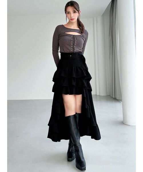 セール】ランダムフリルボリュームスカート（スカート）｜RESEXXY