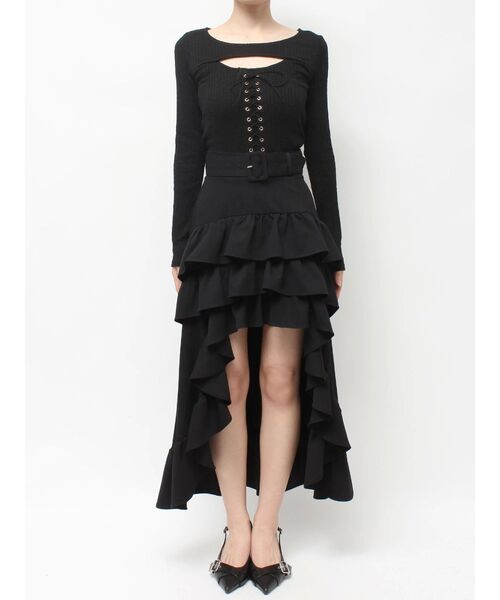 セール】ランダムフリルボリュームスカート（スカート）｜RESEXXY