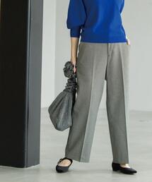 OPAQUE.CLIP | ウォームタッチ ワイドパンツ【洗濯機洗OK/ストレッチ】≪SS~LL≫(その他パンツ)
