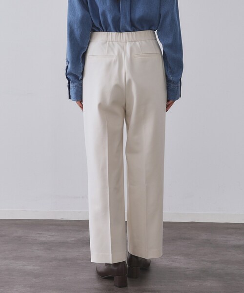 OPAQUE.CLIP（オペークドットクリップ）の「ウォームタッチ ワイドパンツ【洗濯機洗OK/ストレッチ】≪SS～LL≫（その他パンツ・レディース・ブラック系/ブラック/オフホワイト・38/40/36/34/42）」の16枚目の写真