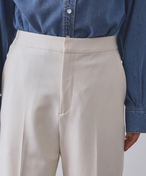 OPAQUE.CLIP（オペークドットクリップ）の「ウォームタッチ ワイドパンツ【洗濯機洗OK/ストレッチ】≪SS～LL≫（その他パンツ・レディース・ブラック系/ブラック/オフホワイト・38/40/36/34/42）」の17枚目の写真