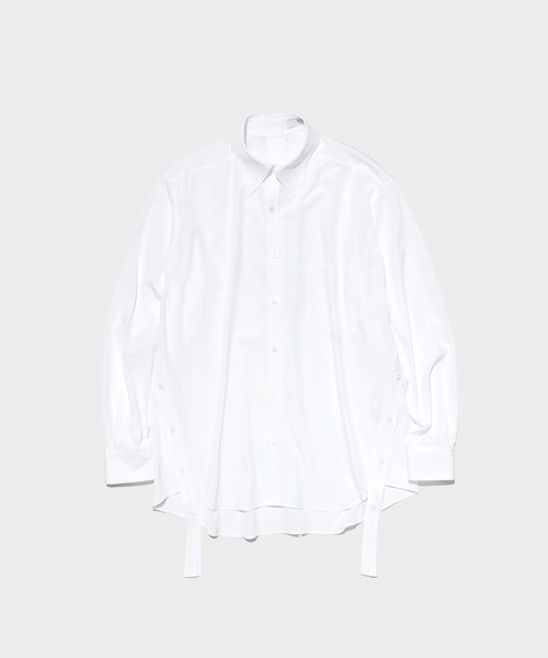 sulvam(サルバム)の「sulvam×UJOH Back&Side Open Shirts(シャツ/ブラウス・メンズ・ブラック/ホワイト・2/3/4)」の2枚目の写真