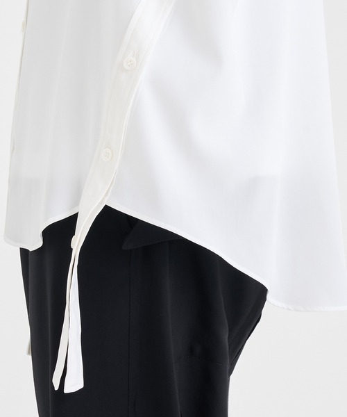 sulvam(サルバム)の「sulvam×UJOH Back&Side Open Shirts(シャツ/ブラウス・メンズ・ブラック/ホワイト・2/3/4)」の11枚目の写真