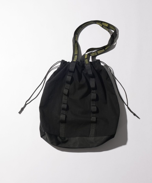 WEEKEND(ER)(ウィークエンダー)の「【WEEKEND(ER)&CO./ウィークエンダー】巾着/トートバッグ(トートバッグ・メンズ・ブラック/キャメル・FREE)」の2枚目の写真