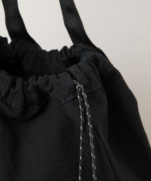 WEEKEND(ER)(ウィークエンダー)の「【WEEKEND(ER)&CO./ウィークエンダー】巾着/トートバッグ(トートバッグ・メンズ・ブラック/キャメル・FREE)」の6枚目の写真