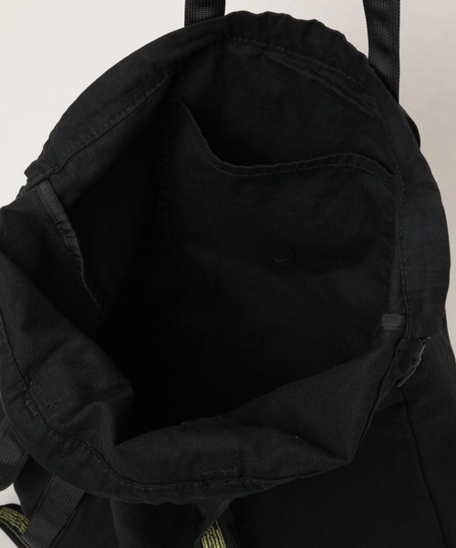 WEEKEND(ER)(ウィークエンダー)の「【WEEKEND(ER)&CO./ウィークエンダー】巾着/トートバッグ(トートバッグ・メンズ・ブラック/キャメル・FREE)」の9枚目の写真
