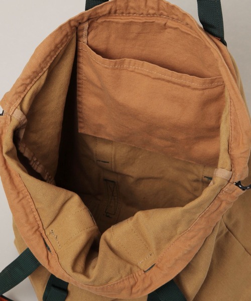 WEEKEND(ER)(ウィークエンダー)の「【WEEKEND(ER)&CO./ウィークエンダー】巾着/トートバッグ(トートバッグ・メンズ・ブラック/キャメル・FREE)」の11枚目の写真