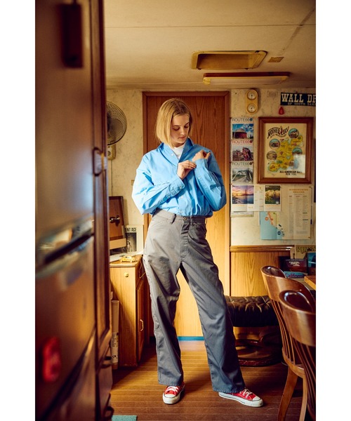 PARROTT CANVAS（パロットキャンバス）の「PCM Regular Shirt - Cotton peach（シャツ/ブラウス・レディース・ブルー・S）」の2枚目の写真