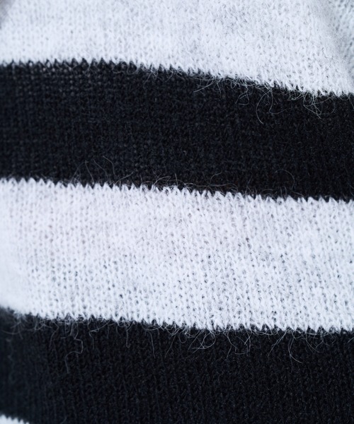embroidery border knit / EMB ボーダーニット（ニット/セーター