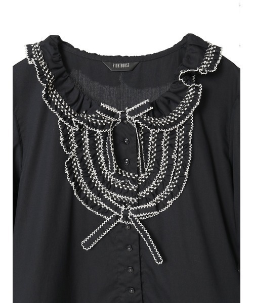 フローラルテープ使いワンピース（ワンピース）｜PINK HOUSE（ピンク