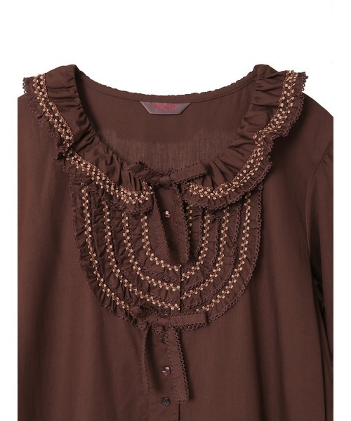 フローラルテープ使いワンピース（ワンピース）｜PINK HOUSE（ピンク