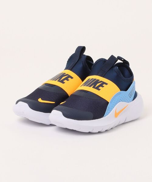 NIKE（ナイキ）の「《NIKE》FLEX RUNNER 4 (PS)（スニーカー・キッズ・ホワイト×グリーン/ブルー/ピンク/ブラック×ホワイト/ブラック×ブラック/グレー系その他/ブラック×イエロー/ネイビー系・22.0cm/21.5cm/21.0cm/20.0cm/19.0cm/18.5cm/18.0cm/17.5cm/17.0cm/16.5cm/20.5cm/19.5cm）」の7枚目の写真