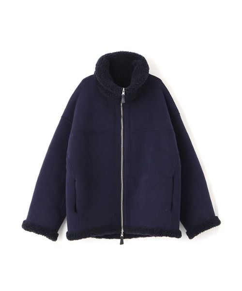 ETRE TOKYO(エトレトウキョウ)の「リバーシブルボアブルゾン(ブルゾン・レディース・ベージュ/ネイビー・S/M)」の20枚目の写真