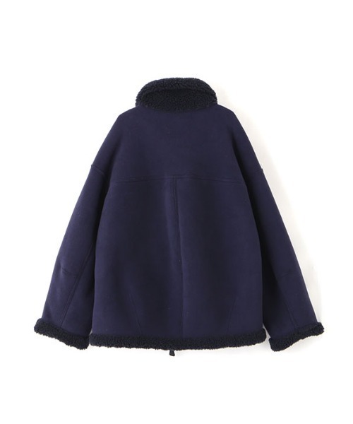 ETRE TOKYO(エトレトウキョウ)の「リバーシブルボアブルゾン(ブルゾン・レディース・ベージュ/ネイビー・S/M)」の21枚目の写真