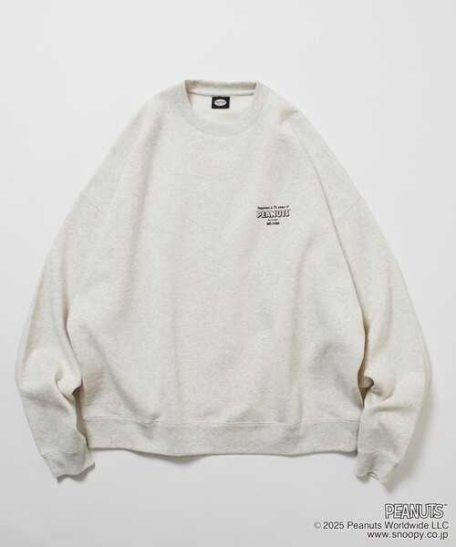 FREAK'S STORE(フリークスストア)の「限定展開 PEANUTS/ピーナッツ 別注 バックプリント クルーネックスウェット/SUPPER(スウェット・メンズ・アッシュグレー/ブラック/ネイビー/ピンク・MEDIUM/LARGE/SMALL)」の21枚目の写真