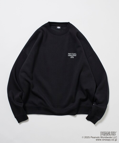 FREAK'S STORE(フリークスストア)の「限定展開 PEANUTS/ピーナッツ 別注 バックプリント クルーネックスウェット/SUPPER(スウェット・メンズ・アッシュグレー/ブラック/ネイビー/ピンク・MEDIUM/LARGE/SMALL)」の11枚目の写真