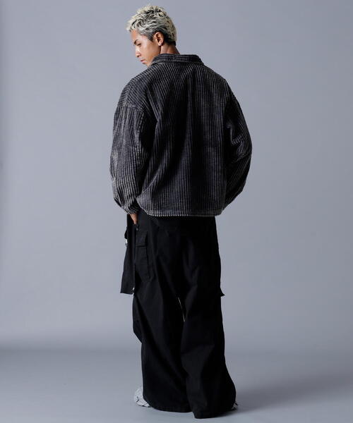DANKE SCHON(ダンケシェーン)の「DankeSchon/ダンケシェーン/2.5W CHEMICAL CODUROY SHIRT(シャツ/ブラウス・レディース・グレー/ブラック・L/M)」の7枚目の写真