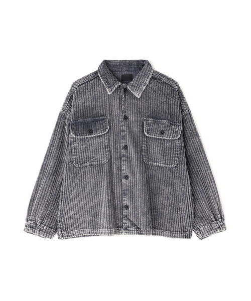 DANKE SCHON(ダンケシェーン)の「DankeSchon/ダンケシェーン/2.5W CHEMICAL CODUROY SHIRT(シャツ/ブラウス・レディース・グレー/ブラック・L/M)」の10枚目の写真