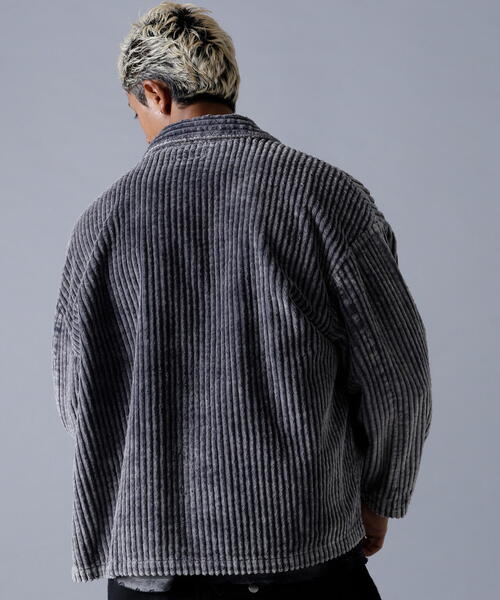 DANKE SCHON(ダンケシェーン)の「DankeSchon/ダンケシェーン/2.5W CHEMICAL CODUROY SHIRT(シャツ/ブラウス・レディース・グレー/ブラック・L/M)」の12枚目の写真