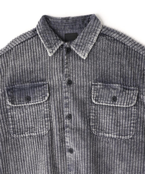 DANKE SCHON(ダンケシェーン)の「DankeSchon/ダンケシェーン/2.5W CHEMICAL CODUROY SHIRT(シャツ/ブラウス・レディース・グレー/ブラック・L/M)」の15枚目の写真