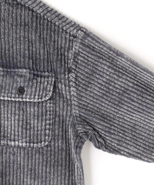 DANKE SCHON(ダンケシェーン)の「DankeSchon/ダンケシェーン/2.5W CHEMICAL CODUROY SHIRT(シャツ/ブラウス・レディース・グレー/ブラック・L/M)」の16枚目の写真