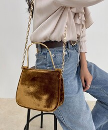 fredy emue | 【LE VERNIS/ル・ベルニ】メタルハンドルオーバーフラップバッグ(ショルダーバッグ)