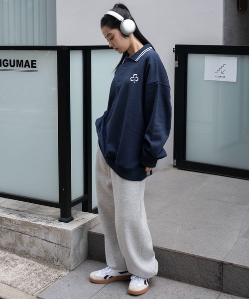 WEGO(ウィゴー)の「WEGO/モチーフロゴポロスウェット(スウェット・メンズ・ネイビー/ブラック/アイボリー・MEDIUM/LARGE)」の19枚目の写真