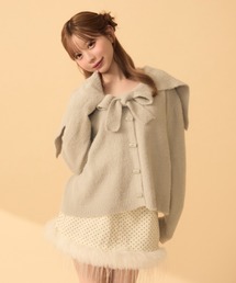 TITTY&CO.（ティティーアンドコー）の「ファー付きドット柄ミニスカート（スカート・レディース）」