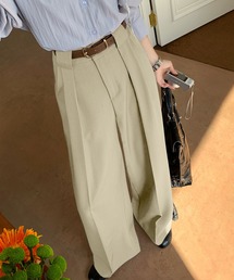 BANICO（バニコ）の「【BANICO】ダブルタック ストレート スラックス（スラックス）」