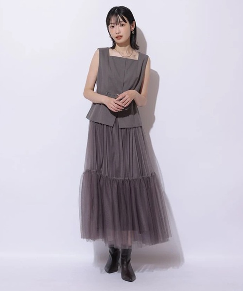 ジレドッキングワンピース（ワンピース）｜Mystrada（マイ