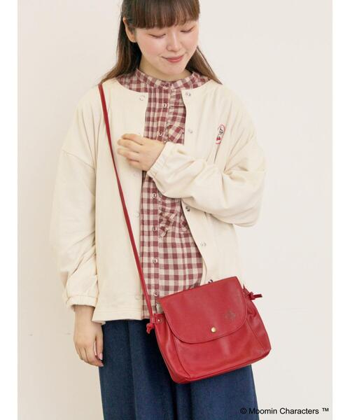 Samansa Mos2（サマンサ モスモス）の「【MOOMIN×Samansa Mos2】型押しポシェット（ハンドバッグ・レディース・ボルドー/モカ/ダークブラウン・F）」の3枚目の写真